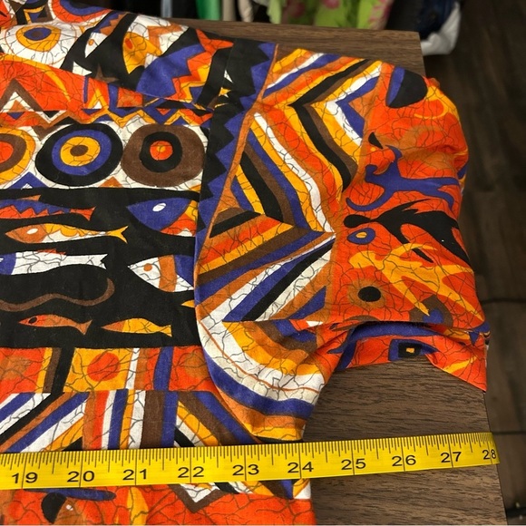 ❤️ 1970s Maternity Dress with Art Deco Print by Lady Madonna Maternity Boutiques - Picture 9 of 13